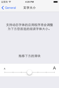 Font Size